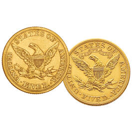 liberty head gold coin motto variety set GMV a Main