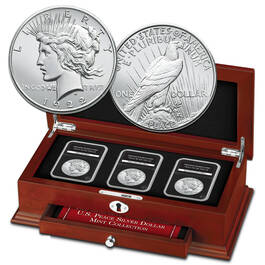 complete uncirculated us peace silver dollar mint PMU a Main