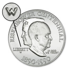 first west point mint us silver dollar SDW d Mark