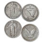1917 type set of standing liberty quarters SQV a Main