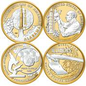 platinum and gold highlighted statehood innovation IPG b Coins