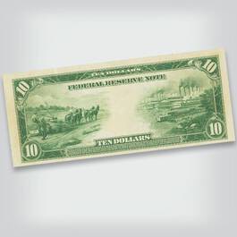 Last Large Size Federal Reserve Notes FRL 1
