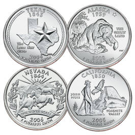 statehood quarters collection STQ a Main