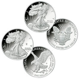 40th anniversary set of american eagle silver dollars UBP d Coins