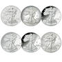 40th anniversary set of american eagle silver dollars UBP b Coins