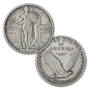 1917 type set of standing liberty quarters SQV c Coin