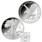 2025 laser privy mark proof american eagle silver ELZ b Coin