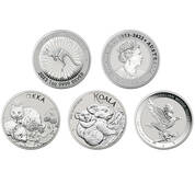 silver dollars of aust SAN b Coins
