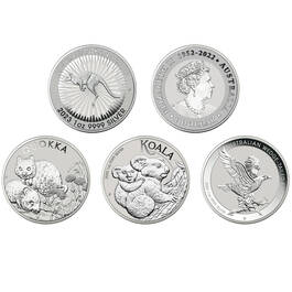 silver dollars of aust SAN b Coins
