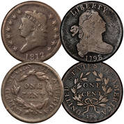 The Last Large US One Cent Coins LOC 1