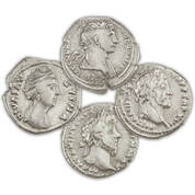 silver denarius coins of ancient rome ARS a Main