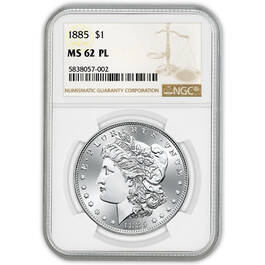 prooflike morgan silver dollar MPL c Holder