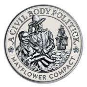 mayflower 400th anniversary reverse proof silver SMF b Coin