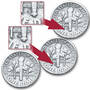 complete roosevelt silver dime collection RDM b Marks