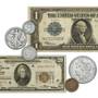 early 20th century coin and currency collection TWE a Main