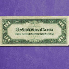 The Last US 1000 Bill L1N 1