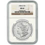 choice uncirculated last year new orleans mint morgan MOR c Slab