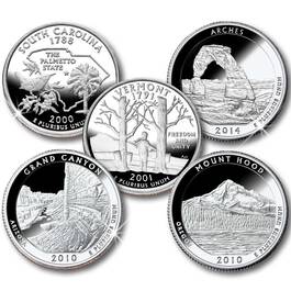 ultimate silver proof us quarter USP c Coins