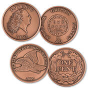 us one cent replica collection CPR b Coins