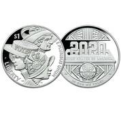 womens suffrage centennial proof silver dollar medal WSF a Main