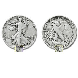 1917 walking liberty mint mark set WFB a Main