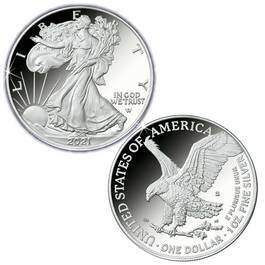 2021 early issue sf mint proof flying american eagle SS1 a Main