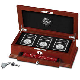 complete uncirculated us peace silver dollar mint PMU c Chest