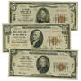 complete set of 1929 national bank NBL d Notes