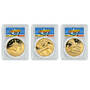complete set of 2025 american superhero proof gold DCG c Slabs