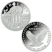 The Walking Liberty Five Ounce Silver Proof 3235 1397 b coin