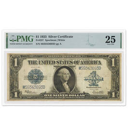 1923 one dollar silver coin and currency set DCP b Note