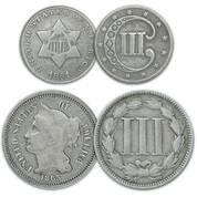 americas only three cent coins SN3 a Main