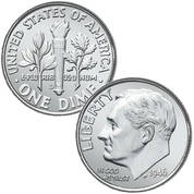 The Complete Collection of Uncirculated Roosevelt Silver Dimes RUD 1