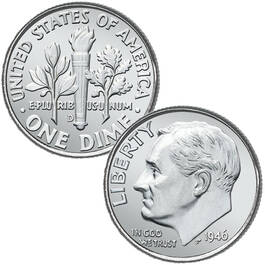 The Complete Collection of Uncirculated Roosevelt Silver Dimes RUD 1