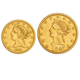 liberty head gold coin motto variety set GMV c Coins