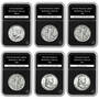 rarely seen silver half dollars HDV c Slabs