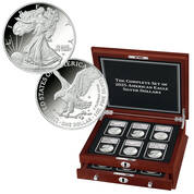 complete set of 2025 american eagle silver dollars EC5 a Main