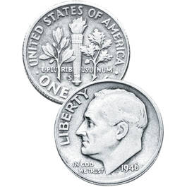 complete roosevelt silver dime collection RDM a Main
