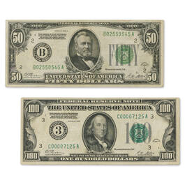 first small size federal reserve notes FRS b Notes