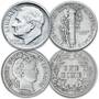 A Century of US Silver Dimes DMS 1