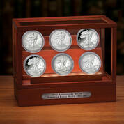 40th anniversary set of american eagle silver dollars UBP a Main