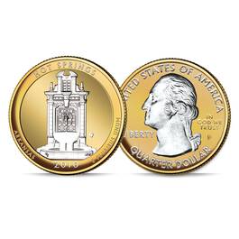 americas platinum and gold highlighted quarters UPG b Coin