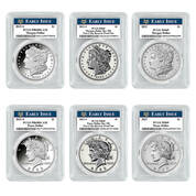 2023 showcase set of ms pr69 morgan and peace silver MP6 a Main