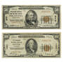 complete set of 1929 national bank NBL b Notes