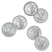 three centuries of uncirculated morgan silver dollars TMO b Coins