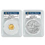 mercury dime gold coin and silver GDQ d Slabs