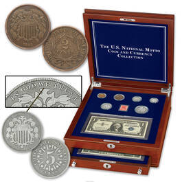 us national motto coin and currency collection IGT a Main