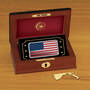 american flag colorized five ounce silver SI7 c Chest