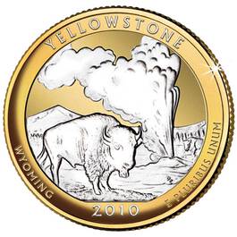 The Platinum  Gold Highlighted US State Quarters Collection AB2 2
