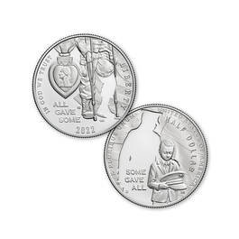 purple heart coin set PUR d Coin